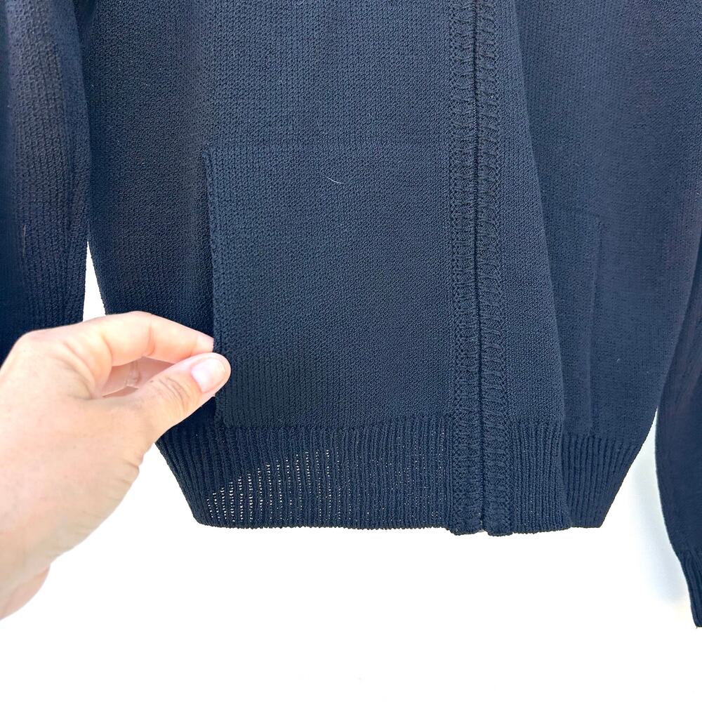 Vintage St. John Sport Track Suit Set Hoodie Santana Knit Wide Leg Stripe Small - Picture 8 of 16